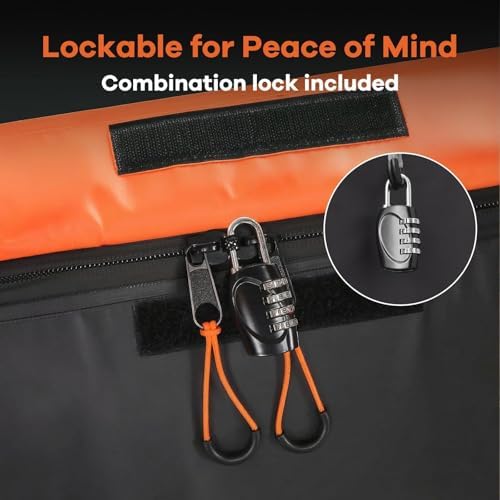 Hitch Cargo Carrier with Waterproof Bag, 500 lb Capacity, Raised Shank - Image 5