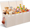 Extra Large Toy Box with Lids, Collapsible Storage Bin by Rocamdo