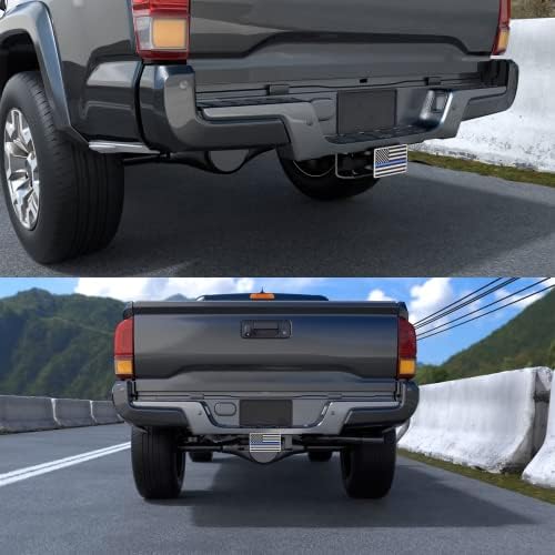 Heavy American Flag Metal Trailer Hitch Covers - Image 6