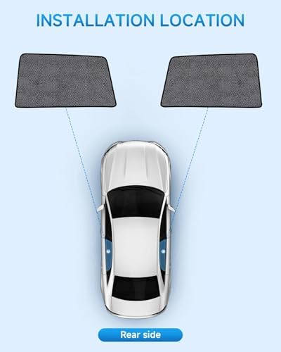 Car Window Shades for Honda Pilot, UV & Heat Blocker, Privacy Protection for - Image 2
