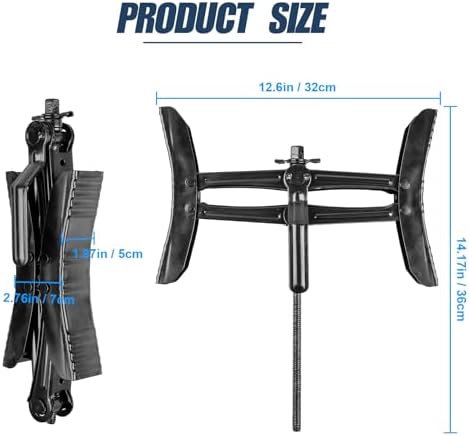 RV Wheel Chock Stabilizer 2 Sets, X-Shaped - Image 5
