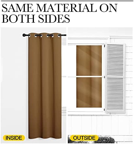 NICETOWN Sleek Blackout Curtains 90 inches Length - Image 6