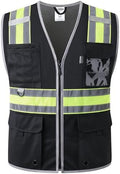 JKSafety Safety Vest for Men Women Hi Vis Relfective Vest by JKSafety
