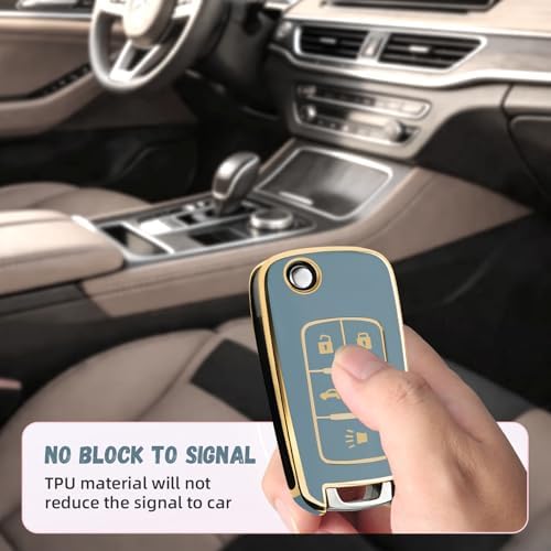 for Chevy Key Fob Cover, Premium Soft TPU Full Protection Key Cover - Image 4