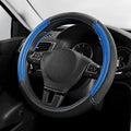 Skechers Air-Cooled Steering Wheel Cover, Air Cool Mesh Leather Car Steering by Unknown
