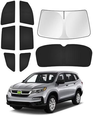 Canvcle Sunshades for Honda Pilot 2016-2022 Accessories Windshield Sun Shade by Canvcle