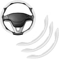 Amiss 3pcs Carbon Fiber Anti-Skid Steering Wheel Cover, Waterproof & Segmented by Amiss
