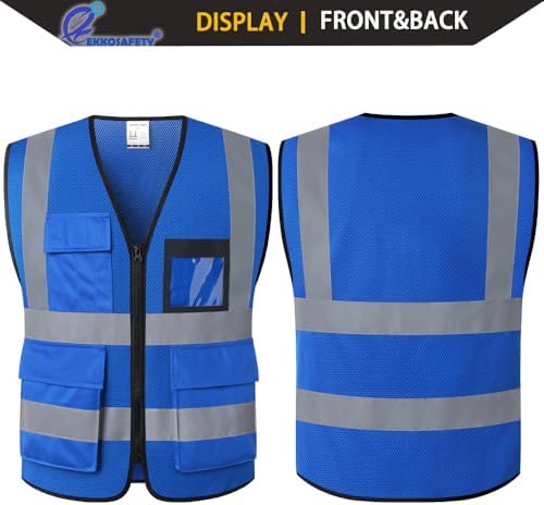 Hi Vis Reflective Safety Vest for Men Women - Image 4