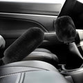 Sun Walker Fluffy Car Gear Shift Knob & Handbrake Cover, Furry Auto Hand Brake by Unknown