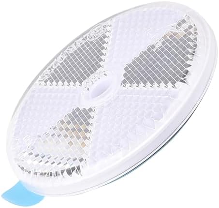 10 Pack White Self Adhesive and Screw on Round Reflectors DOT - Image 4