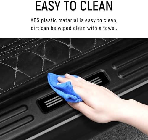4PCS Door Sill Protector for Toyota RAV4 2025 2024 2023 2022 2021 2020 2019 - Image 3