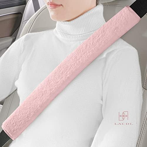 LACDL Extra Long Seatbelt Cover Super Soft Furry - Image 2