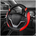 Car Steering Wheel Cover, 15 Inch Premium Leather Breathable Non-Slip Wheels by Unknown