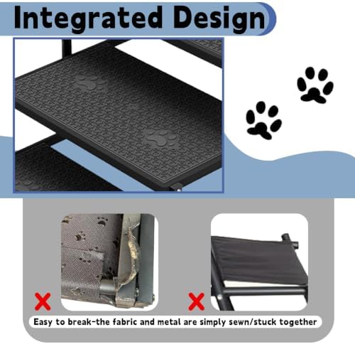 Dog Steps for Car & SUV – 5-Step Foldable Pet Stairs for Large Dogs, Non-Slip - Image 4