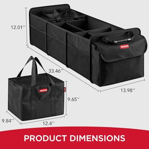 Rubbermaid Car Organizer, Collapsible Trunk Organizer - Image 5