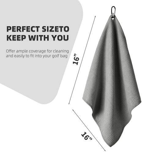 Mile High Life Microfiber Golf Towel 3 Pack Waffle - Image 5