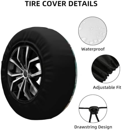Sea Turtle Spare Tire Cover Waterproof Wheel Cover 15 Inch Universal Fit - Image 5