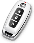 for Nissan Key Fob Cover 3 Buttons Car Key Case Sentra Kicks Pathfinder Rogue by ZSPDACC
