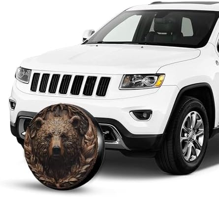 Bear Spare Tire Cover Wheel Protectors Weatherproof Sun Protection Covers - Image 4