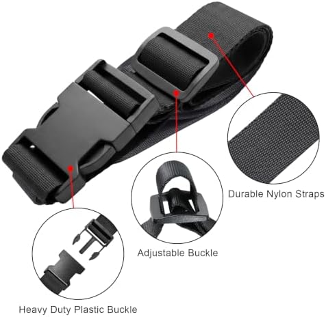 Vigorport Utility Straps Quick Release Nylon Backpack Accessory Bag Strap - Image 4