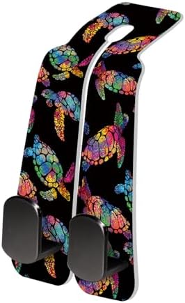 PU Leather Car Seat Hook, Storage Headrest Hanger, Cute Car Backseat Organizer by Unknown