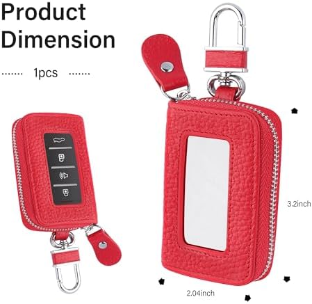 Car Key Fob Case for Replacing Old Key Fob Cover, Genuine Leather Car Key Case - Image 2