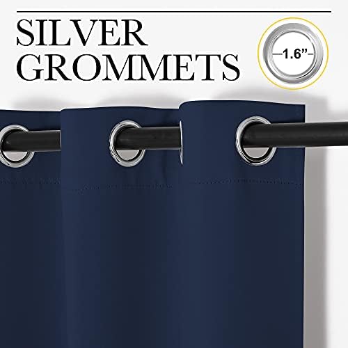 NICETOWN Blackout Curtain Panels, 1 Pair, 42 by 48-inch - Image 3