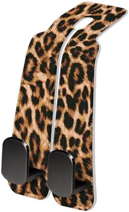 PU Leather Car Seat Hook, Storage Headrest Hanger, Cute Car Backseat Organizer by Unknown