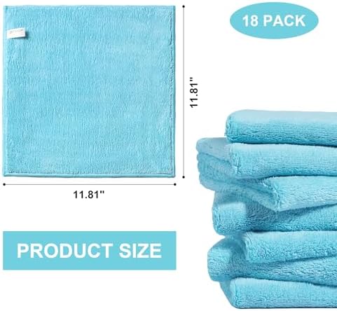 JOYMOOP Microfiber Cleaning Cloth, 18 Piece Set - Image 4