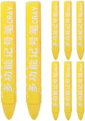 8pcs Yellow Wax Tire Marker Pens by RUNROTOO