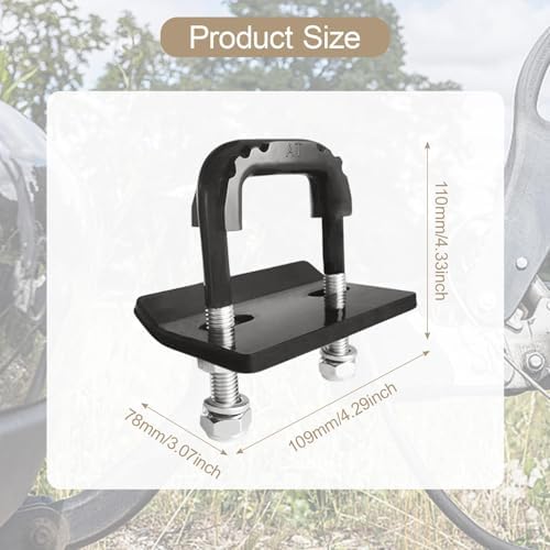 harayaa Hitch Tightener Anti Rattle Clamp Heavy Duty Hitch Stabilizer Avoid - Image 3