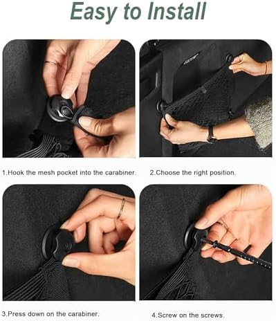 2 Layer Small Cargo Net, Cargo Storage Pocket Net, Mesh Elastic Pouch Organizer - Image 4