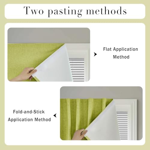 100% Blackout French Door Curtains, Room Darkening Shades Small Window Curtain - Image 5