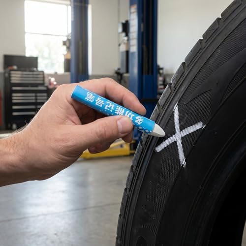 8pcs White Wax Tire Marking Crayon - Image 4