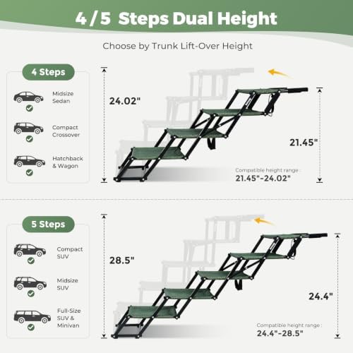 5‑Step Dog Stairs for Car Trunk - Image 3