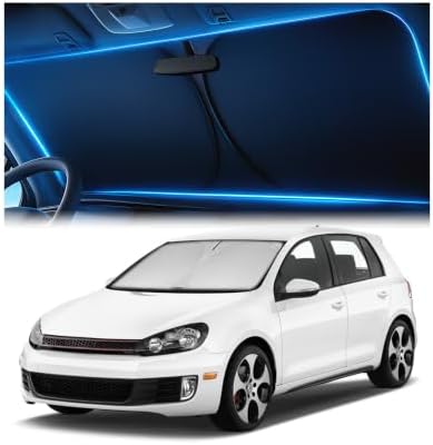 Magnelex Windshield Sun Shade for Volkswagen Golf/Rabbit/Gti/R32/MK6 2010-2014 by Magnelex