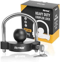 RETRUE Trailer Coupler Lock, Adjustable Hitch Ball Lock, Matte Black by RETRUE-YourReliablePartner