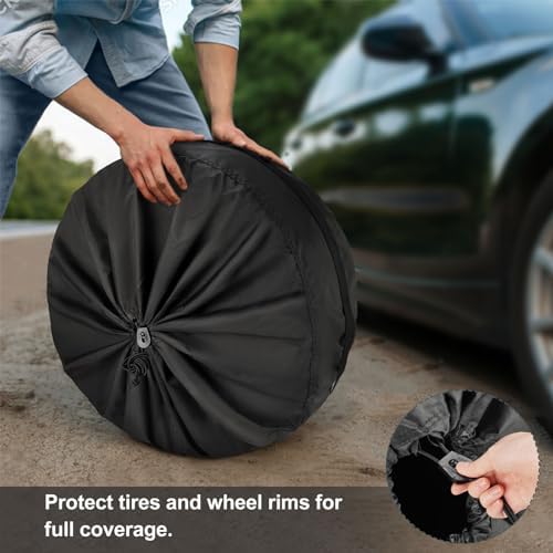 Explore Land Tire Cover with Handle 4P Fit Diameters 23''-25.75'' - Image 7