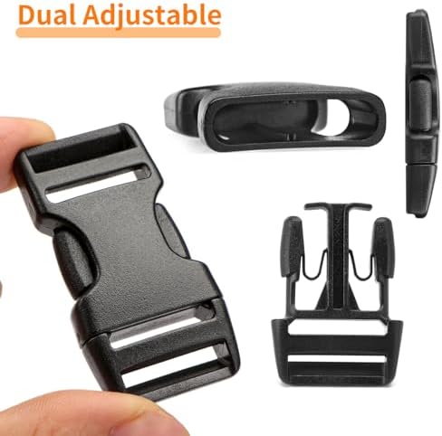 BEYOURD 3/4" Buckles and Straps Set: 6 Yards of Thick Nylon Webbing, 12 - Image 3