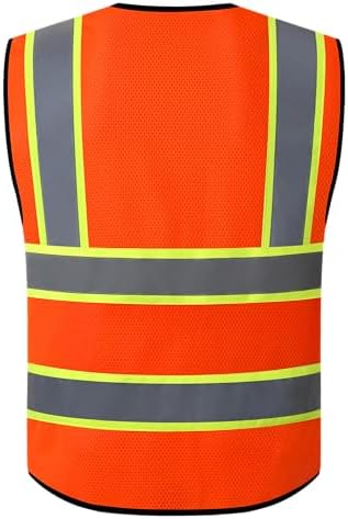Hi Vis Reflective Safety Vest for Men Women - Image 7