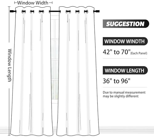 SimpleHome Ombre Red to Grey White Curtains - Image 3