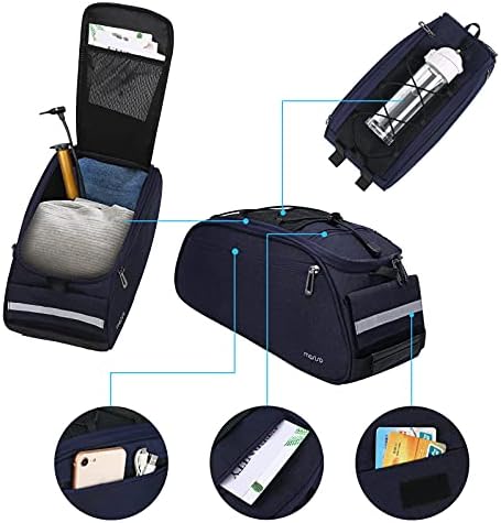 MOSISO Bike Rack Bag, Waterproof Bicycle Trunk Pannier Rear Seat Pouch - Image 3