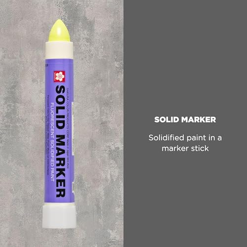 Sakura Solid Paint Markers, Fluorescent Lemon, 3 Pack - Image 2