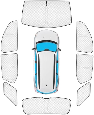KMF 8pcs Thicken Sun Shades for Chevy Traverse 2018-2023 Accessories, Chevrolet by KMF
