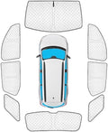 KMF 8pcs Thicken Sun Shades for Chevy Traverse 2018-2023 Accessories, Chevrolet by KMF