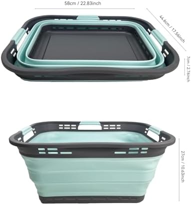 SAMMART 42L Collapsible Plastic Storage Basket - Image 3