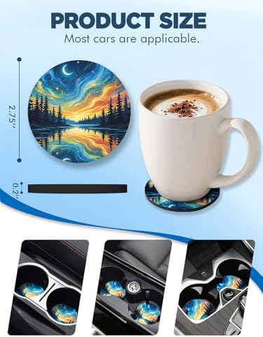 WOCOCN Car Coasters for Cup Holders - Image 6