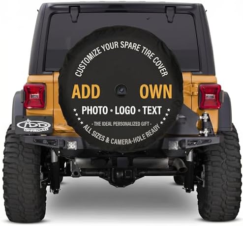 Custom PVC Leather Spare Tire Cover by Custom