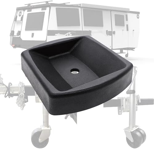 Dual Trailer Wheel Dock Swirl Jack Caster 6" Wheel Chock Stopper - Image 5