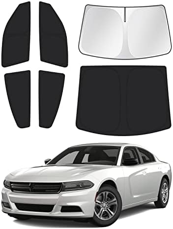 Canvcle Windshield Sun Shade for 2011-2024 Dodge Charger Accessories Sunshade by Canvcle